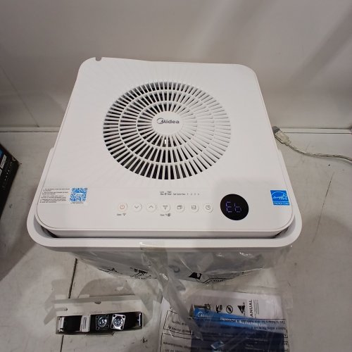 MIDEA CUBE 50 PINT SMART WIFI DEHUMIDIFIER - 4,500 SQ. FT - WHITE (MODEL: MAD50S1QWT-A) image 4