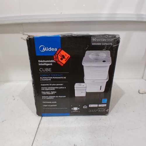 MIDEA CUBE 50 PINT SMART WIFI DEHUMIDIFIER - 4,500 SQ. FT - WHITE (MODEL: MAD50S1QWT-A) image 10