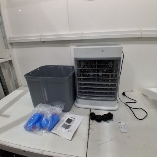 PORTABLE AIR COOLER WITH WATER TANK EVAPORATIVE COOLING - 8L - WHITE/GREY (MODEL: ZWN-112) image 3