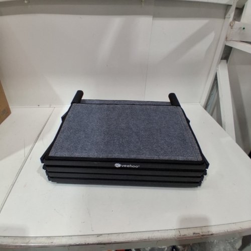 VEEHOO 4-STEP FOLDING DOG STAIR WITH NON SLIP SURFACE - UP TO 200LBS - 20" WIDE - BLACK/GREY - (MODEL:CWPT2524ACP) image 4