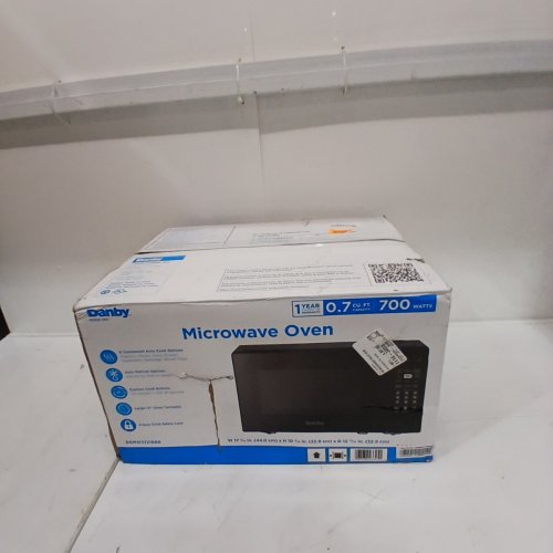 DANBY COUNTERTOP MICROWAVE - 0.7 CU.FT - BLACK - (MODEL: DBMW0721BBB) image 8