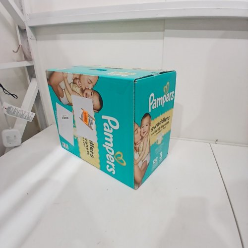 132PK PAMPERS SWADDLERS DIAPERS - SIZE 3 (1326LB) image 2