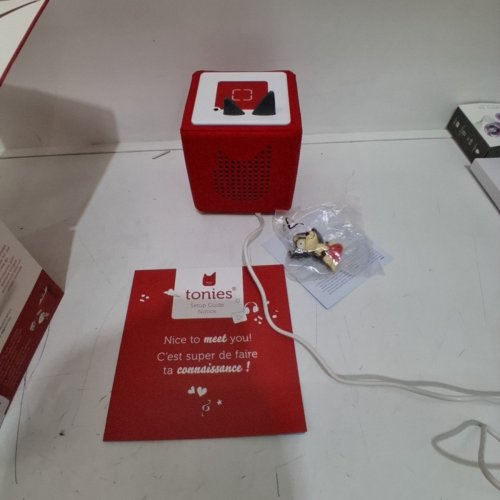 TONIES PLAYTIME SONGS STARTER SET WITH TONIEBOX AND PLAYTIME PUPPY - 2.4G WI-FI REQUIRED - RED image 3