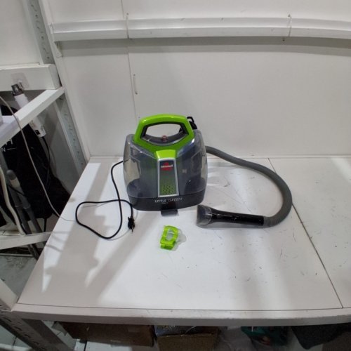 BISSELL LITTLE GREEN PORTABLE DEEP CLEANING VACUUM - 37OZ TANK MAX - GREEN/GREY (MODEL : 2513B) image 3