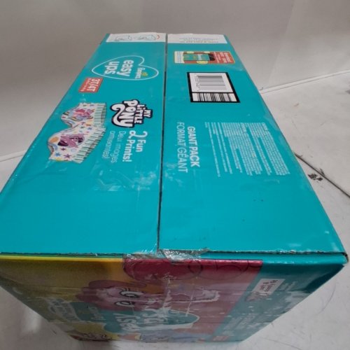 100PK PAMPERS EASY UPS DISPOSABLE ABSORBANT TRAINING UNDERWEAR - SIZE 3T-4T (30-40LBS) - MY LITTLE PONY image 3
