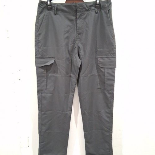 WOMEN'S BUTTON UP CARGO PANTS - SMALL - DARK GRAY image 2