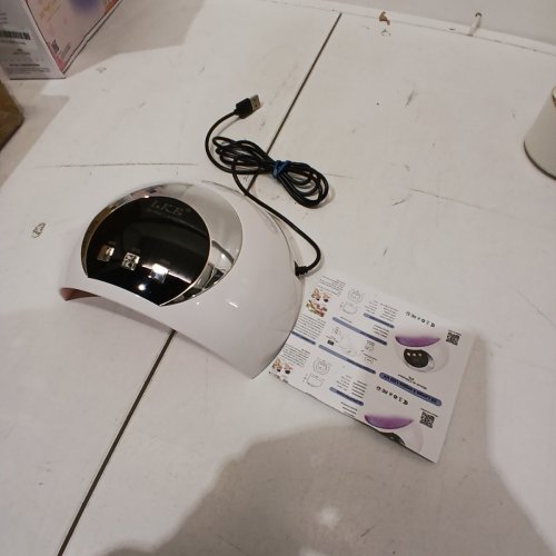 LKE S5 PROFESSIONAL CORDED UV LED NAIL LAMP GEL POLISH DRYER - 3 TIMER SETTINGS - WHITE image 3