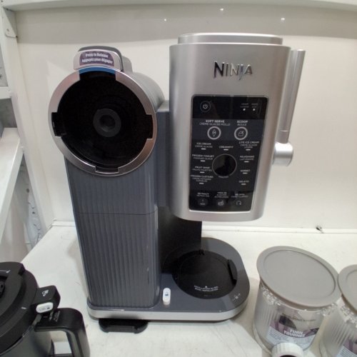 NINJA CREAMI SWIRL 13-IN-1 SOFT SERVE ICE CREAM AND FROZEN TREAT MACHINE - BLACK/GREY/SILVER (MODEL: NC701C) image 4