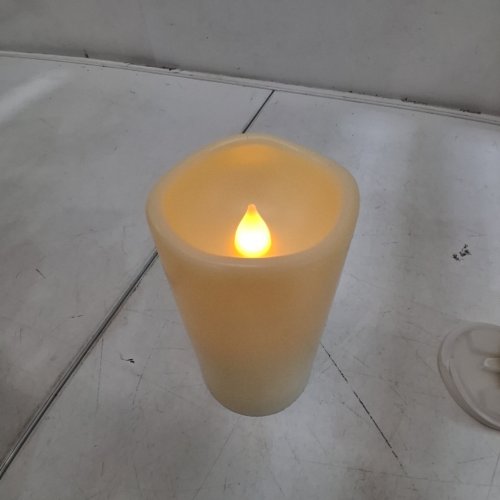 2PK LED FLAMELESS BATTERY OPERATED CANDLES - 6" image 2