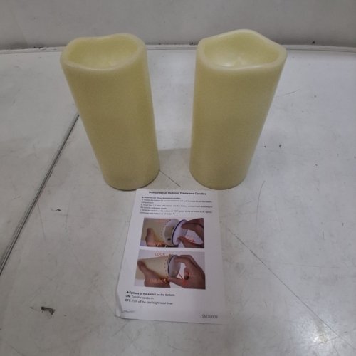 2PK LED FLAMELESS BATTERY OPERATED CANDLES - 6" image 4