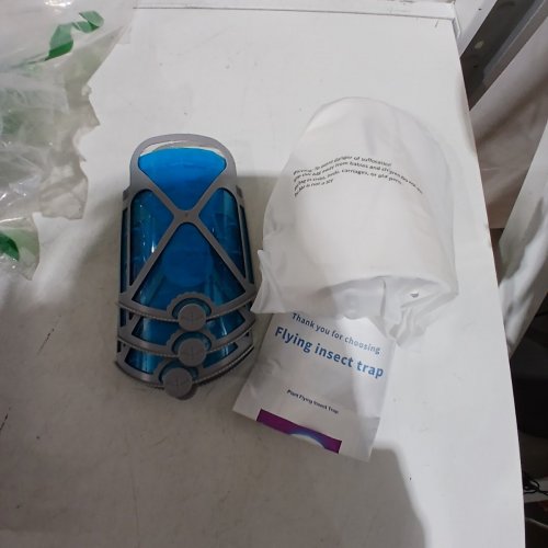 INRAGEO FLYING INSECT TRAP WITH 5 CARTIDGES - WHITE image 2