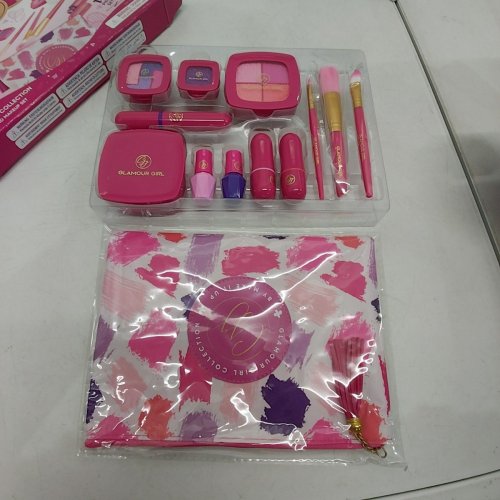14PC MAKEITUP KID'S PRETEND MAKEUP GLAMOUR GIRL COLLECTION REALISTIC MAKEUP SET image 2