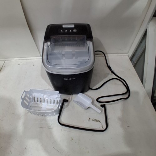 EUHOMY COUNTERTOP ICE MAKER - MAKES 26LBS/DAY - BLACK (MODEL: IM-06D) image 3
