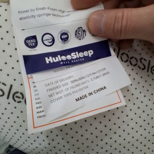 HULOOSLEEP ELASTI-FOAM BABY PLAY MAT - 50" X 50" - BEIGE - (MODEL-CAMATBEIGE-200200) image 3