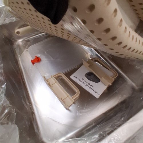 6PC FZGHOME STAINLESS STEEL LITTER BOX SET - EXTRA LARGE - BEIGE image 3