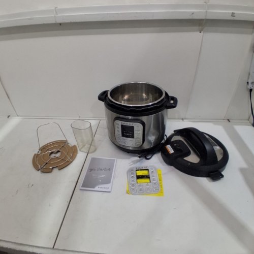 INSTANT POT 7-IN-1 STAINLESS STEEL ELECTRIC PRESSURE COOKER - 8 QUART - SILVER - (MODEL: IP-DUO80) image 3
