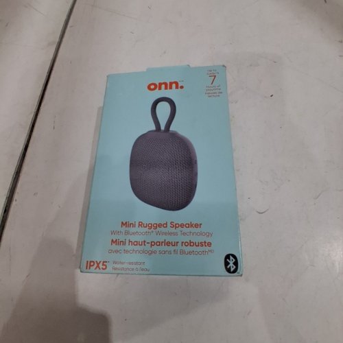 ONN. BLUETOOTH MINI RUGGED SPEAKER WITH TWS SYNC MODE - BLACK image 5