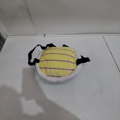 TURTLE SHELL PLUSH COSTUME BACKPACK - GREEN/YELLOW image 3
