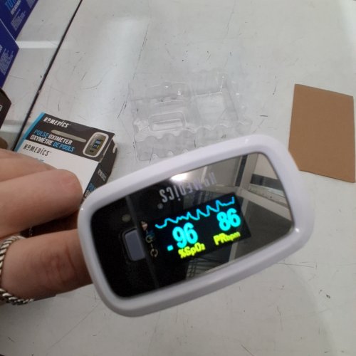 HOMEDICS PORTABLE LIGHTWEIGHT FINGERTIP PULSE OXIMETER (MODEL: PX-131CO) image 2