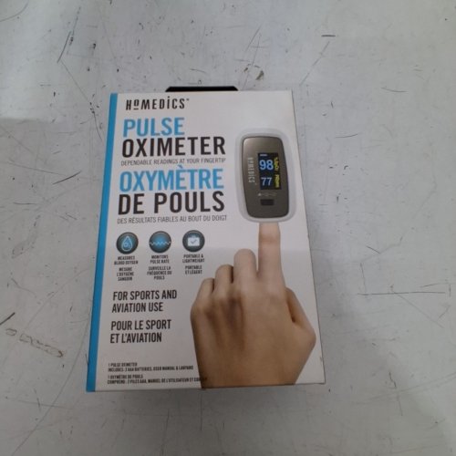 HOMEDICS PORTABLE LIGHTWEIGHT FINGERTIP PULSE OXIMETER (MODEL: PX-131CO) image 5