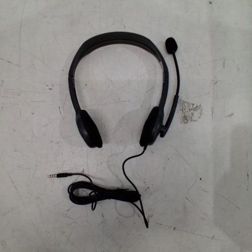 LOGITECH H111 WIRED OVER-EAR HEADSET WITH 3.5MM AUX INPUT - BLACK image 3