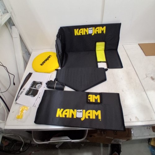 KANJAM FOLDABLE TRAVEL DISC THROWING GAME - BLACK/YELLOW /CLASSIC (MODEL:1-1-18369-KJ019) image 2