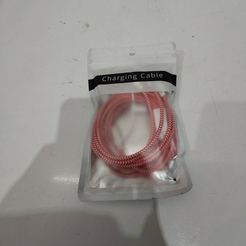 4-IN-1 BRAIDED CHARGING CABLE - 4FT - RED / WHITE image 3