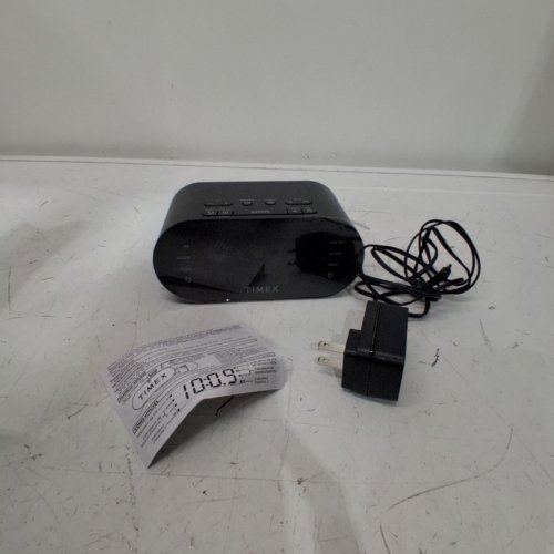 TIMEX DIGITAL DUAL ALARM CLOCK WITH AM/FM RADIO AND BATTERY BACKUP - BLACK (MODEL: T232B) image 3