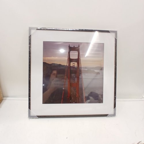 METAL PICTURE FRAME - 16" X 16" - BLACK image 3