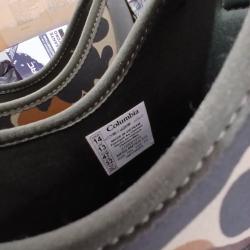 MEN'S COLUMBIA PFG PRO SPORT DRY TORTUGAS RAIN BOOT - SIZE 14 - DEEP OLIVE/CEDAR (STYLE: 2128021-313) image 4
