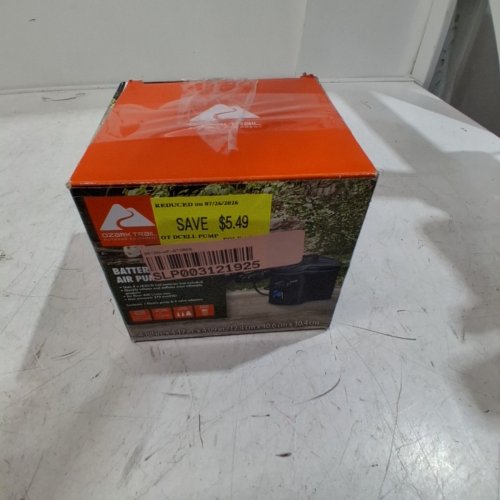 OZARK TRAIL BATTERY POWERED AIR PUMP - 6V - BLACK (MODEL: 62192) image 5