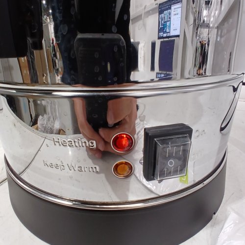 NUTRICHEF HOT WATER DISPENSER WITH SAFETY LOCK LID - FOOD GRADE STAINLESS STEEL - 19L CAPACITY (MODEL: NCSTKTL19L) image 2