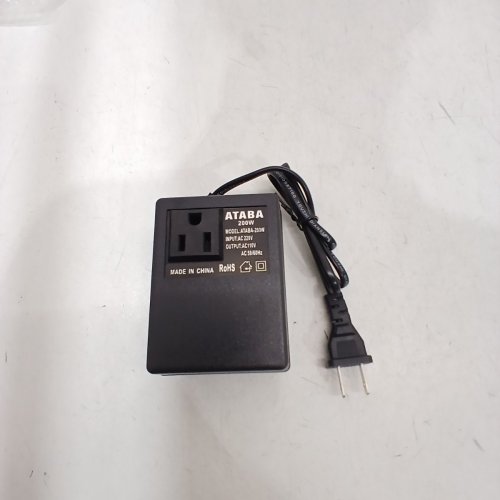 ATABA HOUSEHOLD STEP DOWN VOLTAGE CONVERTER - 200W, AC 220 V TO 110 V - BLACK (MODEL: ATABA-200W) image 3