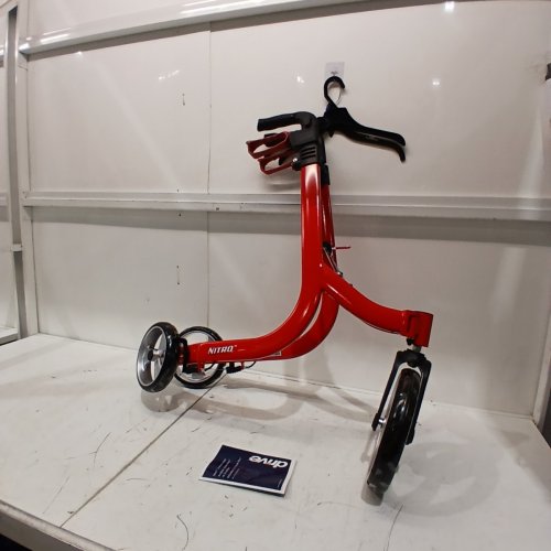 DRIVE MEDICAL NITRO 3-WHEEL ROLLATOR - 300 LBS MAX- RED (MODEL: RTL10266TWHL) image 3