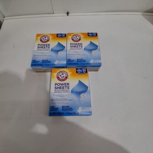 150PK ARM & HAMMER LAUNDRY DETERGENT POWER SHEETS - FRESH LINEN (MODEL: 2001879 ) image 2