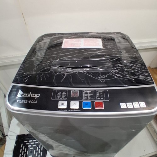 ZOKOP PORTABLE FULL AUTO WASHING MACHINE WITH SPIN DRY - 17.6 CAPACITY - GREY/BLACK (MODEL: XQB82-6C08) image 3