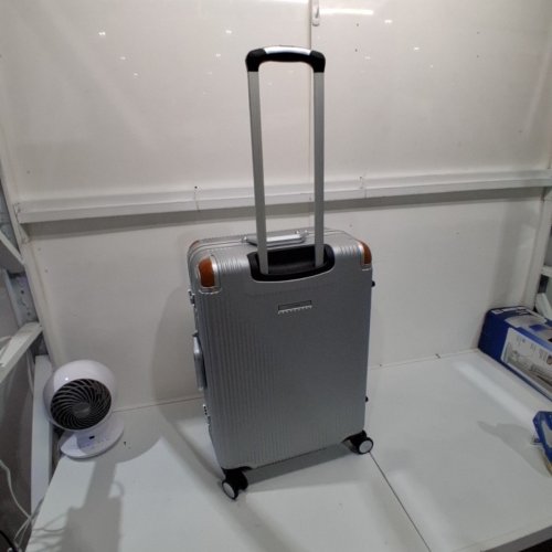 LETOME TSA LOCK HARDSHELL SPINNER LUGGAGE - 24" - SILVER (MODEL: 1740657) image 8