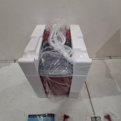 EUHOMY COUNTERTOP ICE MAKER MACHINE WITH HANDLE, BASKET AND SCOOP - MAKES 26LBS PER DAY - RED (MODEL: IM001-BRD-CAEH) image 2