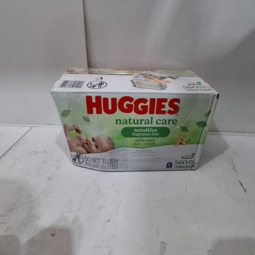 10 (56PK) HUGGIES UNSCENTED NATURAL CARE HYPOALLERGENIC BABY WIPES - 560 WIPES TOTAL image 3