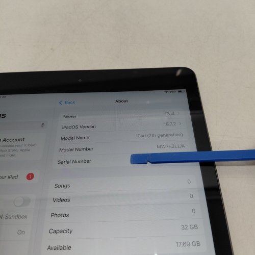 APPLE IPAD 7TH GEN 10.2" WI-FI, 32GB - SPACE GREY - (MODEL: A2197/MW742J/A) image 4