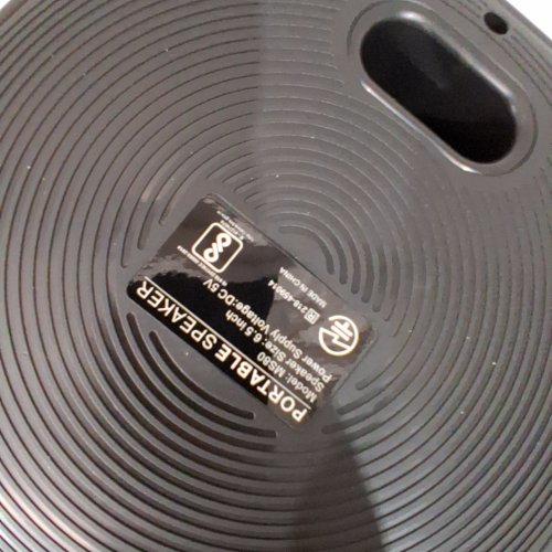 PORTABLE SPEAKER WITH 2 WIRELESS MICROPHONES - BLACK / ORANGE (MODEL: MS80) image 3