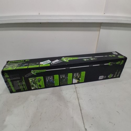 GREENWORKS POLE SAW WITH BATTERY AND CHARGER, 9-11FT LENGTH - GREEN (MODEL: 1402102) image 7