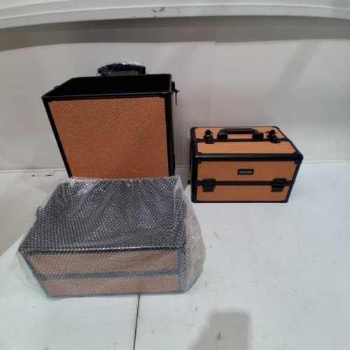 BYOOTIQUE 4-IN-1 ROLLING MAKEUP CASE COSMETIC ORGANIZER - CORAL (MODEL: 12MKC028-C4WG-RCC13) image 3