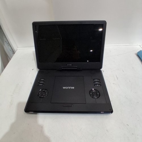 WONNIE PORTABLE DVD PLAYER WITH SWIVEL SCREEN AND SPEAKERS - BLACK - (MODEL:W-1468) image 2