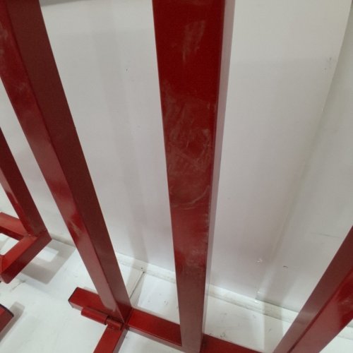 LAWN MOWER LIFT JACK, TELESCOPIC LIFTING PLATFORM FOR GARDEN TRACTORS - RED image 3