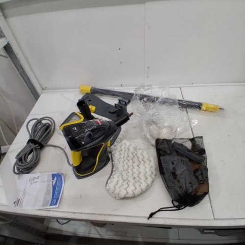 BISSELL 3-IN-1 POWERSTEAMER HEAVY DUTY STEAM MOP & HANDHELD CLEANER - GREY/YELLOW (MODEL: 2685B) image 3