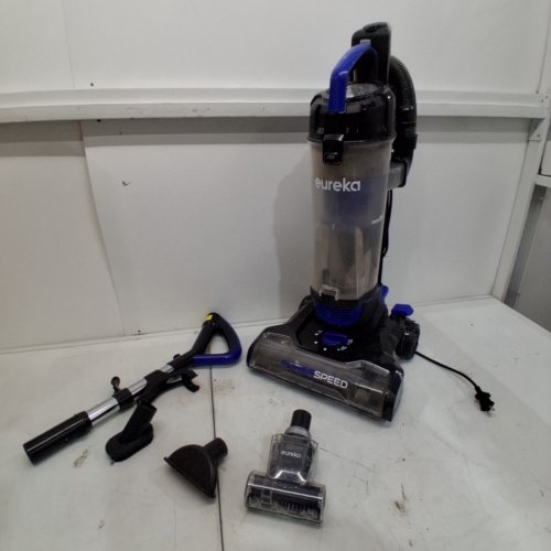 EUREKA POWERSPEED CORDED LIGHTWEIGHT UPRIGHT BAGLESS VACUUM CLEANER WITH ACCESSORIES - DARK BLUE (MODEL: NEU280C) image 3