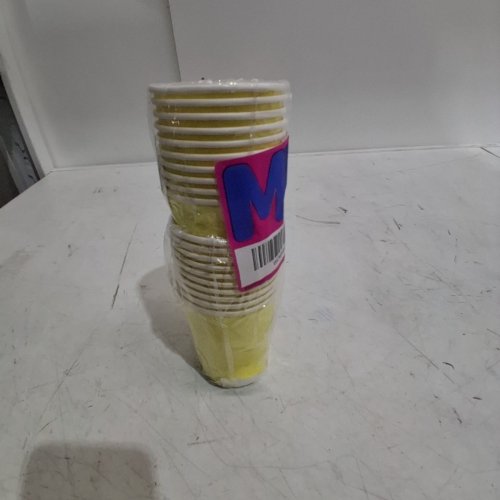 20PK HOT PARTY PAPER CUPS - 8 OUNCE - YELLOW image 5