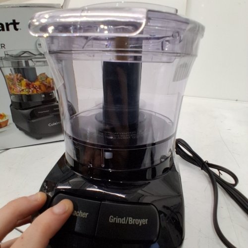 CUISINART 3-CUP MINI CHOPPER/GRINDER - PREP PROCESSOR - GRIND AND CHOP - PUREE AND EMULSIFY - BLACK (MODEL: CCH-3BKC) image 2