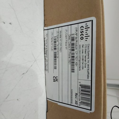 CISCO CP-7821 IP PHONE WITH BUILT IN SPEAKER PHONE - CHARCOAL GREY/BLACK image 3